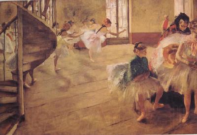 Edgar Degas The Rehearsal (nn03) Norge oil painting art